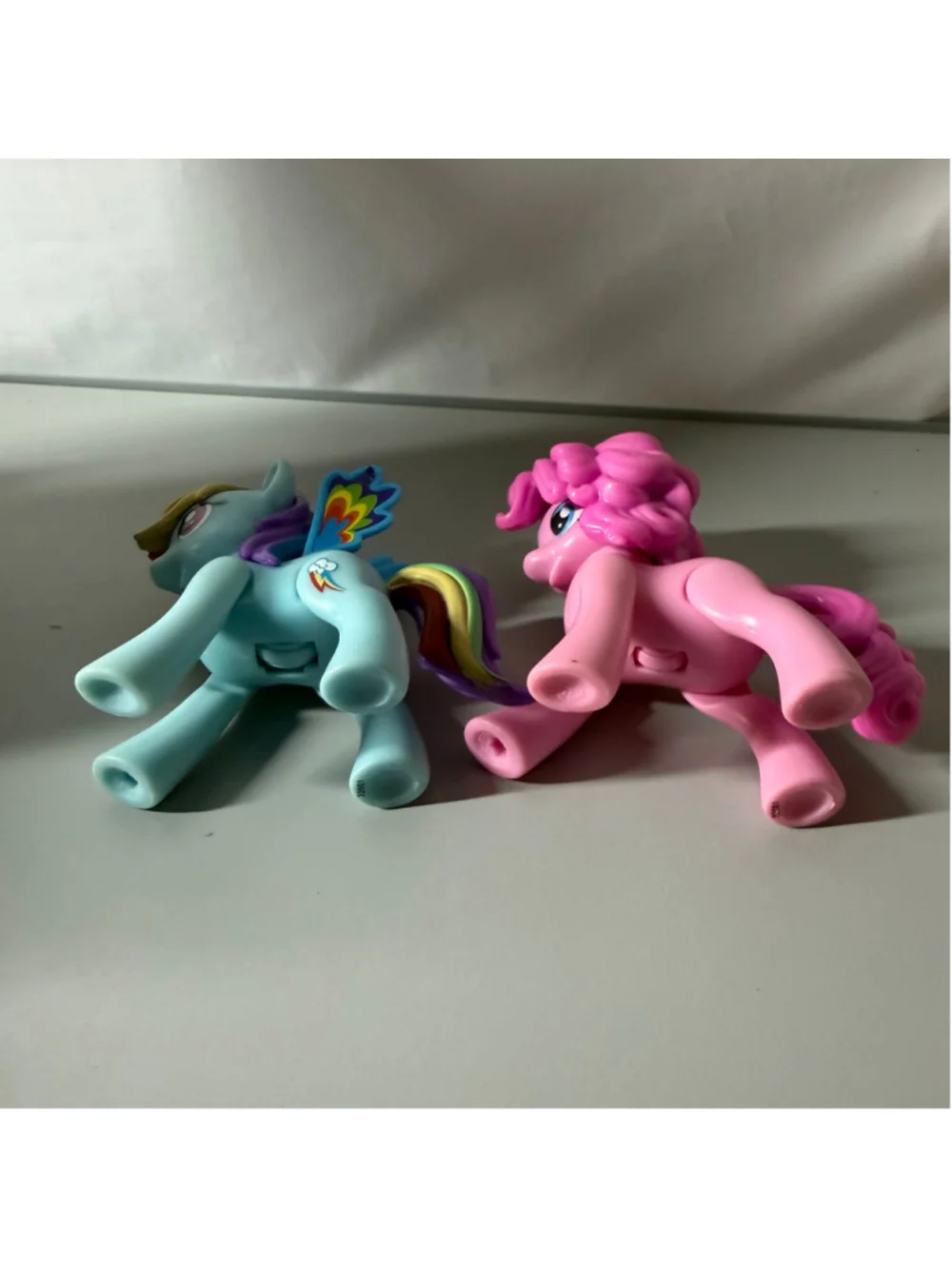 Hasbro My Little Pony Toy Figures Set Blue and Pink